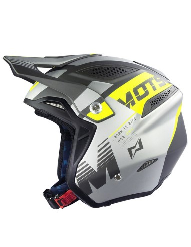 Casco Trial Mots Go2 Amarillo Fluo