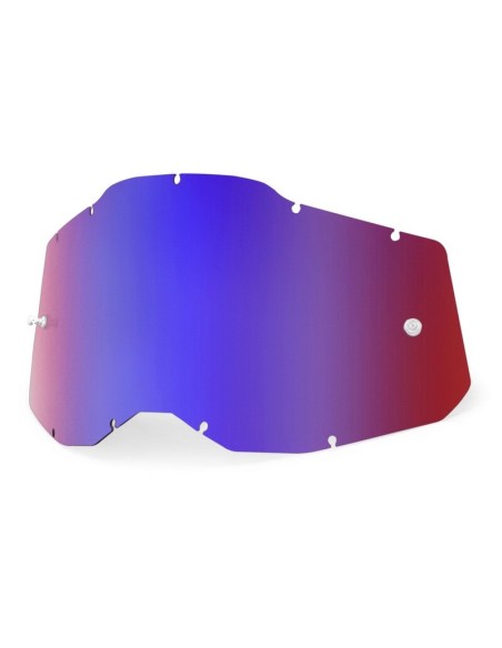 Cristal 100% Racecraft 2/Accuri 2/Strata 2 Rojo/Azul