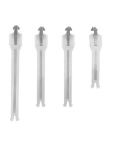 Kit Correas Botas Leatt GPX 5.5 FlexLock 4 Unidades Blanco