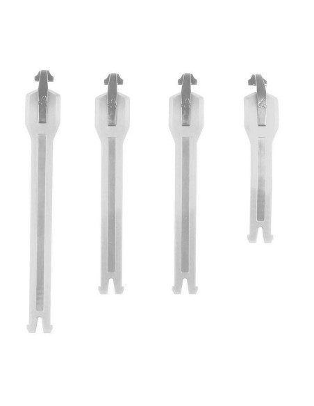 Kit Correas Botas Leatt GPX 5.5 FlexLock 4 Unidades Blanco