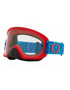Gafas Oakley O-Frame 2.0 Pro MX Lente Transparente Azul/Rojo