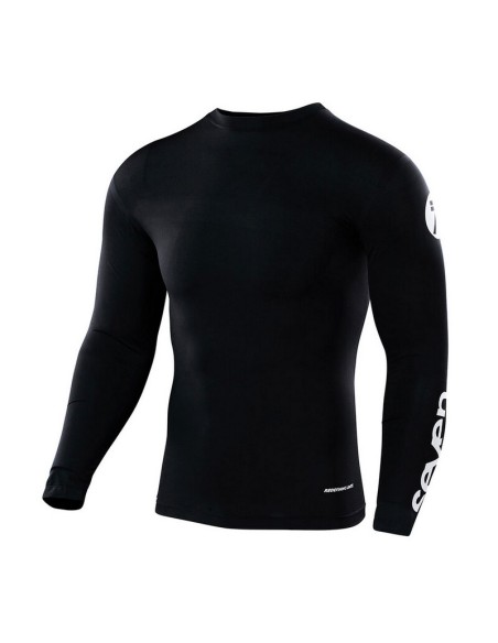 Jersey Compresivo Seven Zero Staple Negro