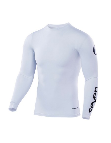 Jersey Compresivo Seven Zero Staple Blanco