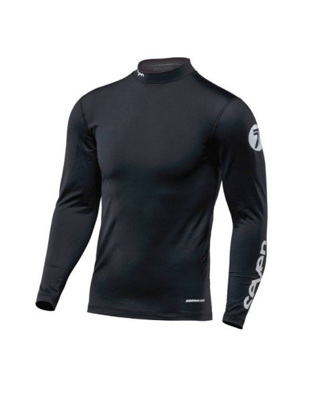 Jersey Compresivo Seven Zero Cold Weather Negro