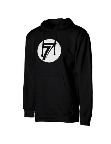 Sudadera con Capucha Seven Dot Negro