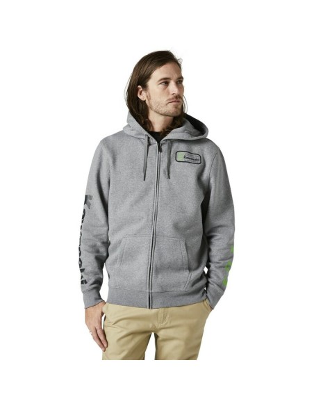 Sudadera con Capucha y Cremallera Fox Kawasaki