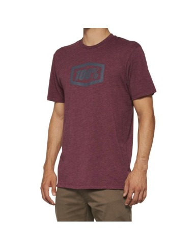 Camiseta 100% Icon Granate
