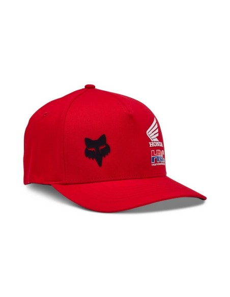 Gorra Fox x Honda Flexfit Rojo