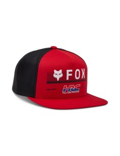 Gorra Fox x Honda Snapback Rojo