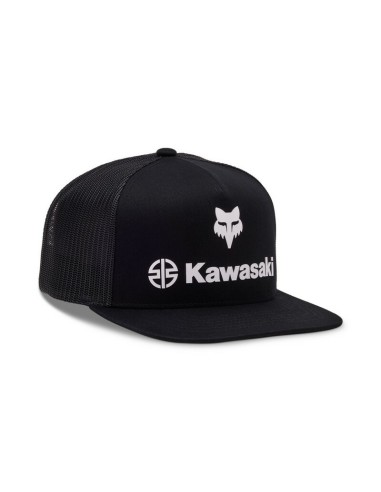 Gorra Fox x Kawasaki Snapback Negro