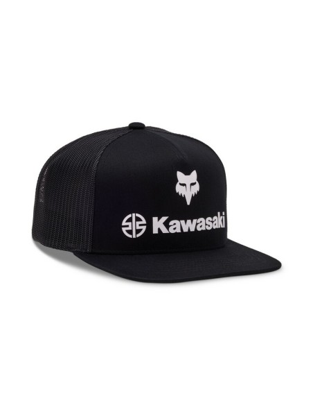 Gorra Fox x Kawasaki Snapback Negro