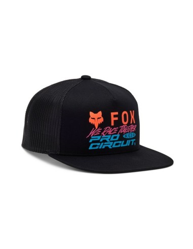 Gorra Fox x Pro Circuit Snapback Negro