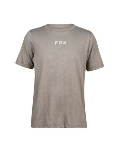 Camiseta Infantil Fox Magnetic Gris