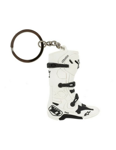 Llavero Alpinestars Bota Tech 10 Blanco