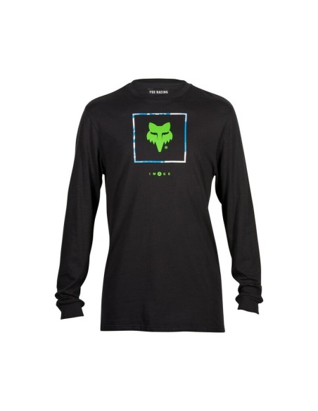 Camiseta Manga Larga Fox Atlas Premium Negro