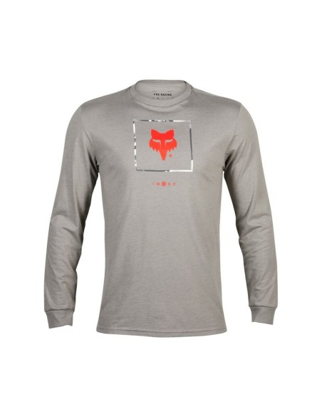 Camiseta Manga Larga Fox Atlas Premium Gris