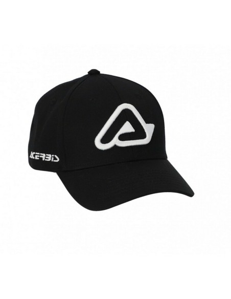 Gorra Acerbis Logo Negro/Blanco