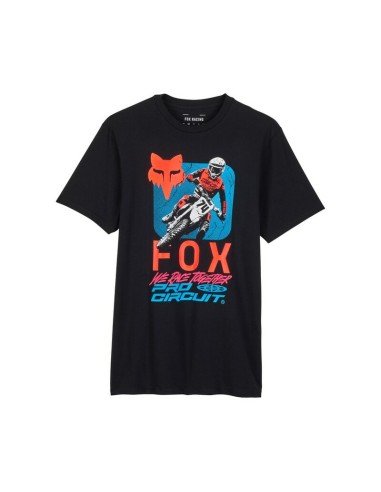 Camiseta Fox x Pro Circuit Negro