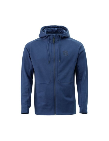 Sudadera con Capucha y Cremallera Husqvarna Authentic Azul Oscuro