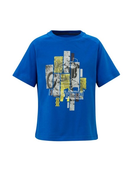 Camiseta Infantil Husqvarna Remote Azul