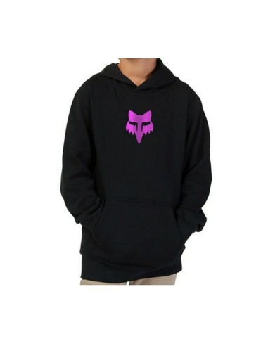 Sudadera Infantil con Capucha Fox Legacy Negro/Rosa