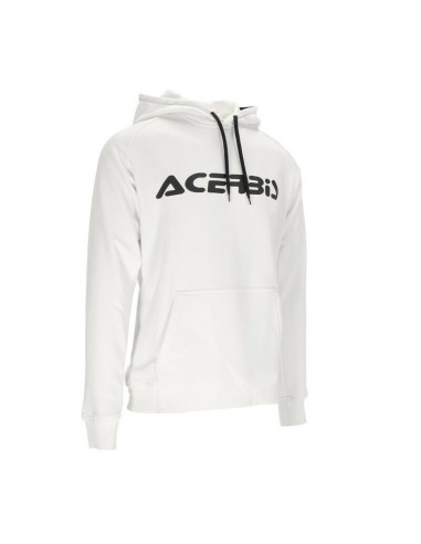 Sudadera con Capucha Acerbis S-Logo Blanco