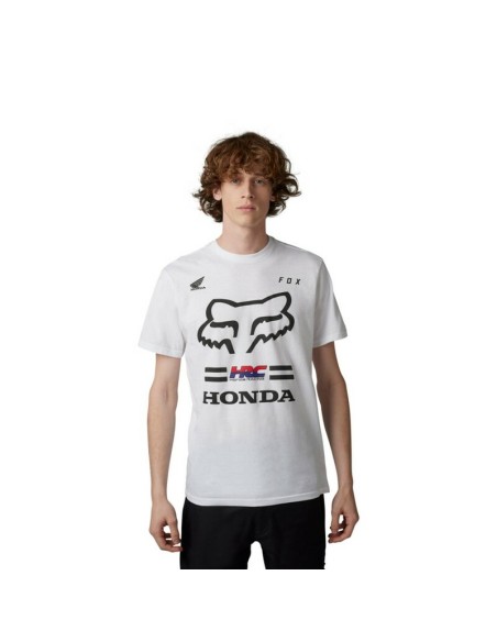 Camiseta Fox X Honda II Blanco