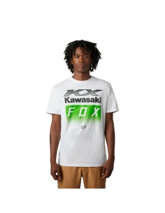 Camiseta Fox X Kawasaki Blanco