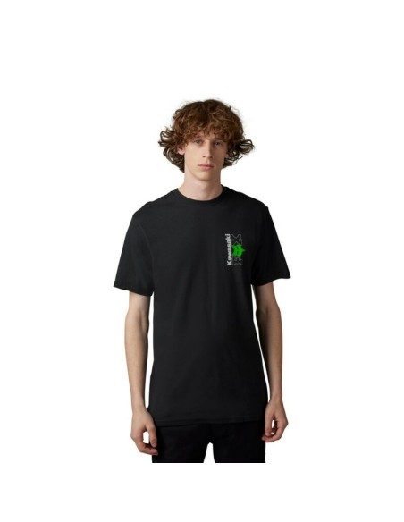 Camiseta Fox X Kawasaki II Negro