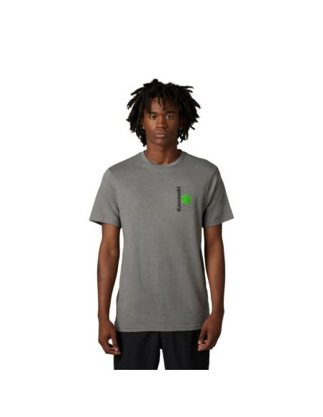 Camiseta Fox X Kawasaki II Gris