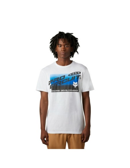 Camiseta Fox Foyl Pro Circuit Premium Blanco