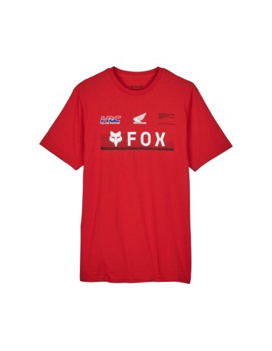 Camiseta Fox x Honda Rojo