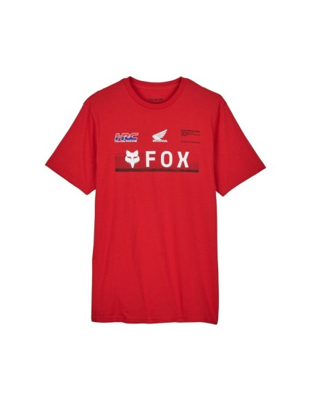 Camiseta Fox x Honda Rojo