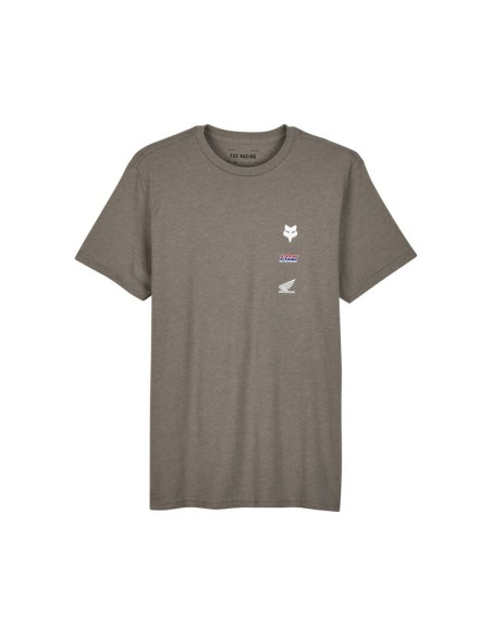 Camiseta Fox x Honda II Gris