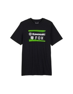 Camiseta Fox x Kawasaki Negro