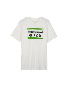 Camiseta Fox x Kawasaki Blanco