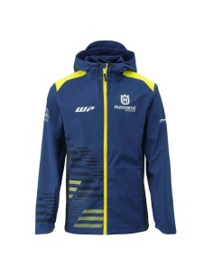 Chaqueta Husqvarna Team Hardshell Azul/Amarillo