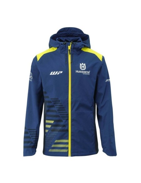 Chaqueta Husqvarna Team Hardshell Azul/Amarillo