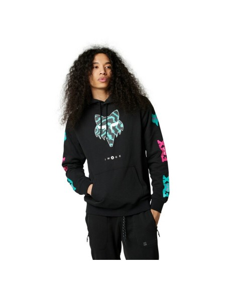 Sudadera con Capucha Fox Nuklr Head Negro