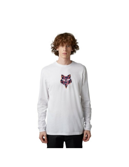 Camiseta Manga Larga Fox Ryver Premium Blanco