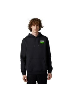 Sudadera con Capucha Fox X Kawasaki Negro