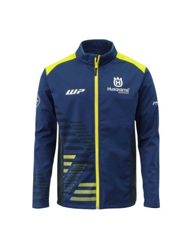 Chaqueta Husqvarna Team Softshell Azul/Amarillo