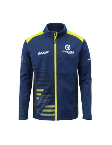 Chaqueta Husqvarna Team Softshell Azul/Amarillo