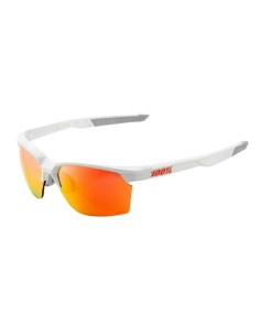 Gafas de Sol 100% Sportcoupe Blanco/Rojo