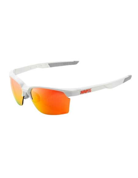 Gafas de Sol 100% Sportcoupe Blanco/Rojo