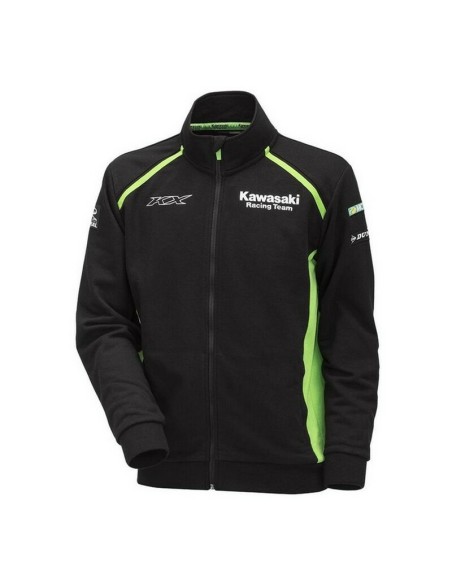 Sudadera con Cremallera Kawasaki MXGP 2024 Negro/Verde