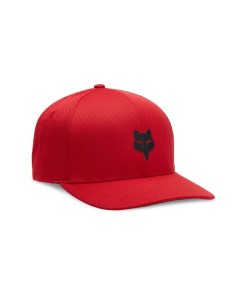 Gorra Fox Head Tech Flexfit Rojo