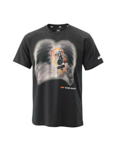 Camiseta KTM Orange Fluids Negro
