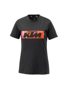 Camiseta Mujer KTM Camo Negro