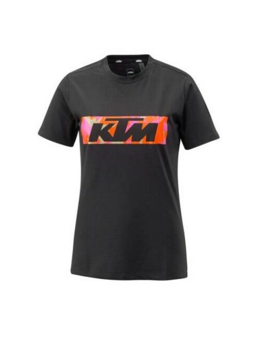 Camiseta Mujer KTM Camo Negro